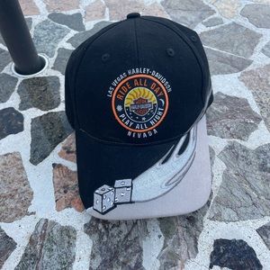 Men’s Harley Davidson LAS VEGAS RIDE ALL DAY - PLAY ALL NIGHT- hat cap~NEW